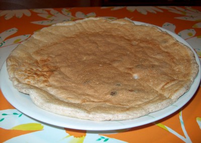 Pancake all’uvetta e pinoli (2 blocchi)