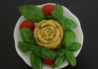 Rosa con zucchina e parmigiano(6 blocchi)