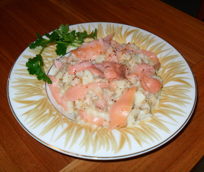 Avena salmone e cavolfiore (6 blocchi)